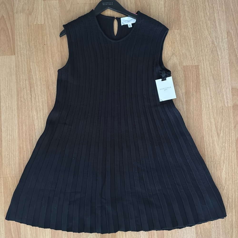 Tuckernuck Pomander Place Sleeveless Ribbed Knit Dress Black Brand New Size XXL